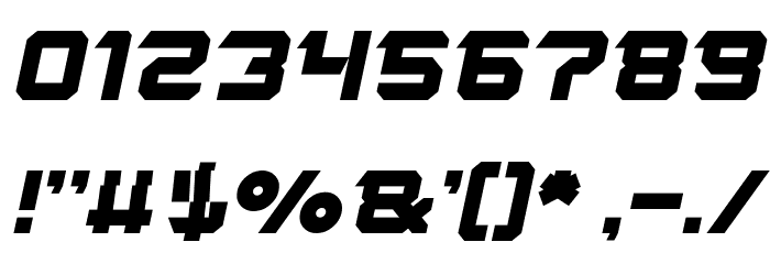 ROCK STEADY Italic Font OTHER CHARS