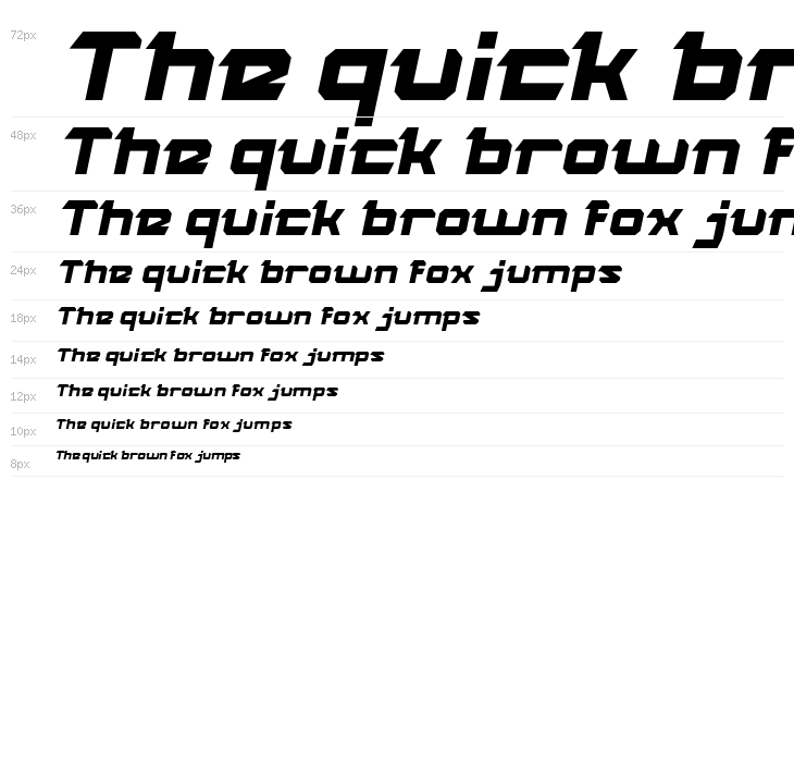 ROCK STEADY Italic Waterfall