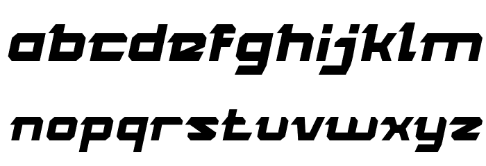 ROCK STEADY Italic Font LOWERCASE