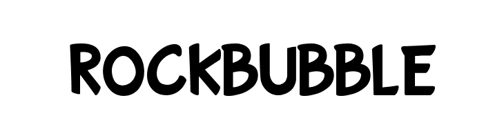 ROCKBUBBLE  Frei Schriftart Herunterladen