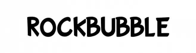 ROCKBUBBLE  Скачать бесплатные шрифты