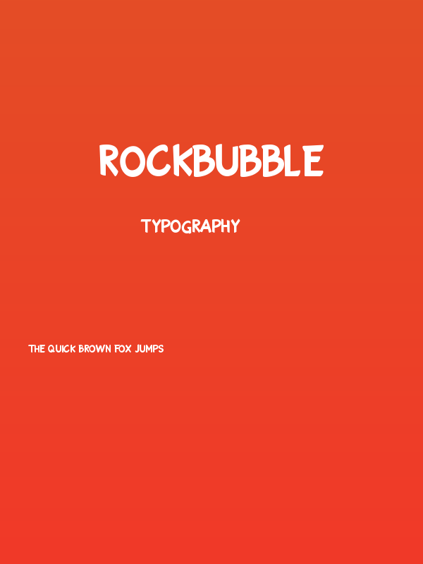 ROCKBUBBLE Poster