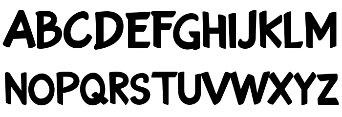 ROCKBUBBLE Font LOWERCASE