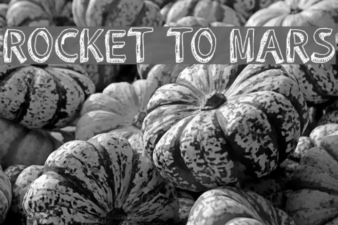 ROCKET TO MARS Font examples