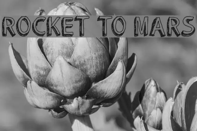 ROCKET TO MARS Font examples