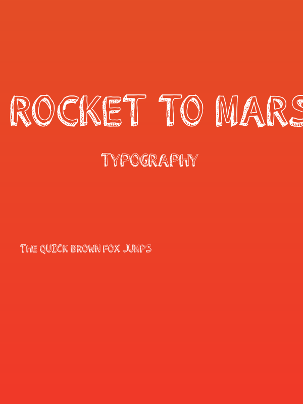 ROCKET TO MARS Poster