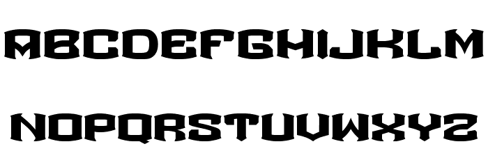 ROCKETAIR Font LOWERCASE