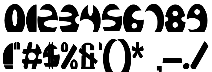 ROCKETBOSS Bold Font OTHER CHARS