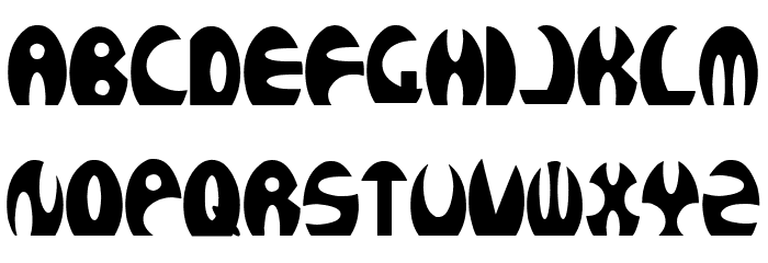 ROCKETBOSS Bold Font LOWERCASE