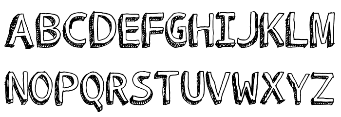ROCKETTOMARS Font Litere mici