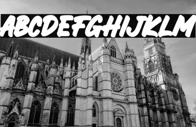 ROCKSLIDE BOLD Polices examples