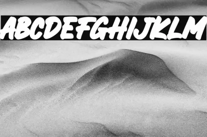 ROCKSLIDE BOLD Polices examples