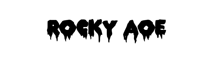 ROCKY AOE Шрифта