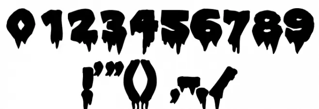 ROCKY AOE Шрифта ДРУГИЕ символов