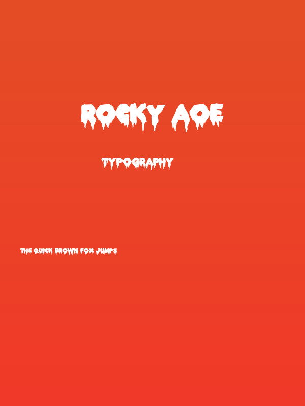 ROCKY AOE Poster