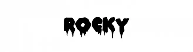 ROCKY  font caratteri gratis