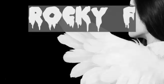 ROCKY Font examples