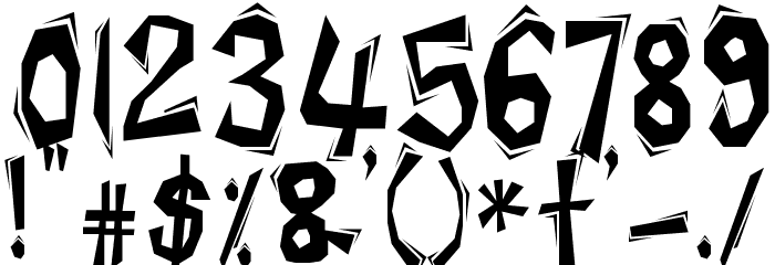 ROCK_KAPAK Font OTHER CHARS