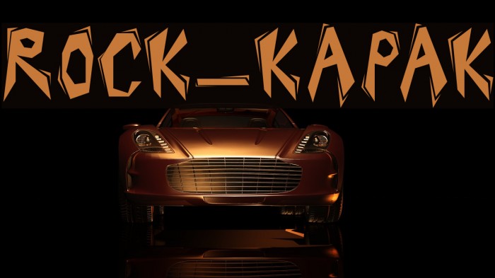 ROCK_KAPAK Font examples