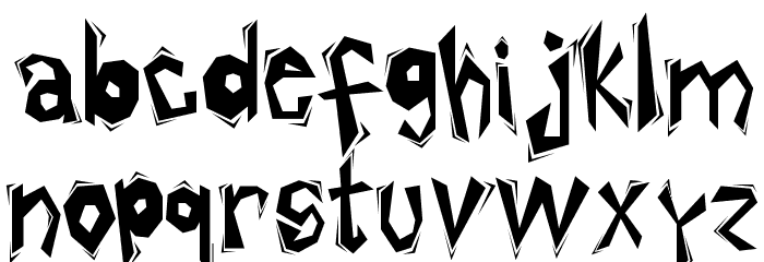 ROCK_KAPAK Font LOWERCASE