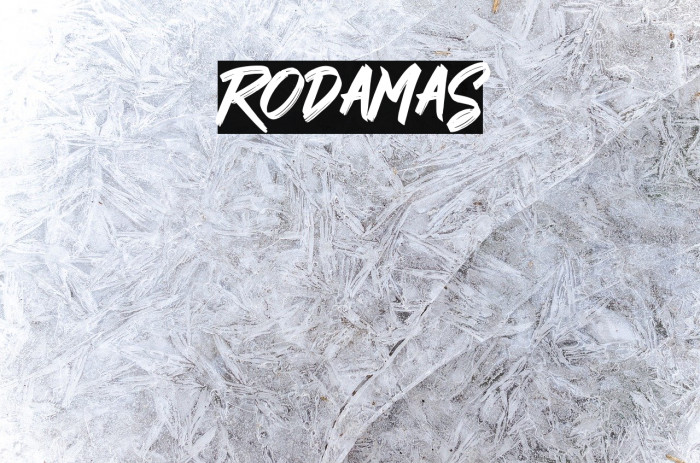 RODAMAS Font examples