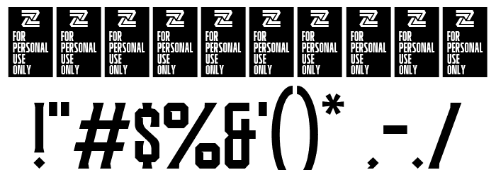 RODENBERG DEMO Font OTHER CHARS