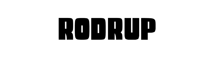 RODRUP  Скачать бесплатные шрифты
