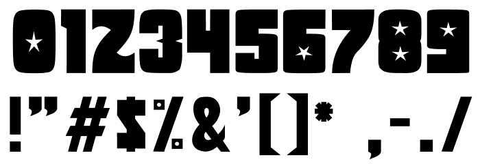RODRUP Font OTHER CHARS
