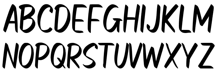 ROHS Simplicity Schriftart Groß