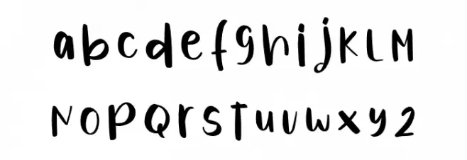 ROLAND-Regular Font LOWERCASE