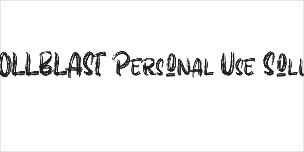 ROLLBLAST Personal Use Solid Logo