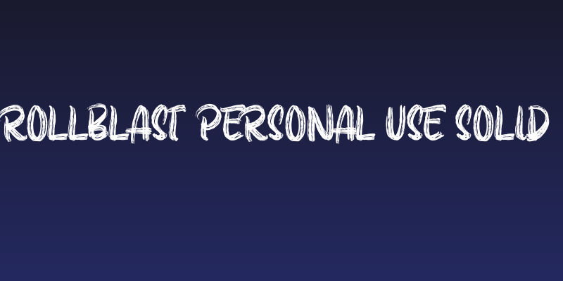 ROLLBLAST Personal Use Solid Social Header