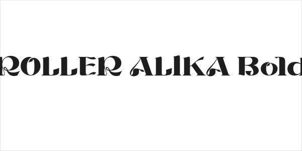ROLLER ALIKA Bold Logo