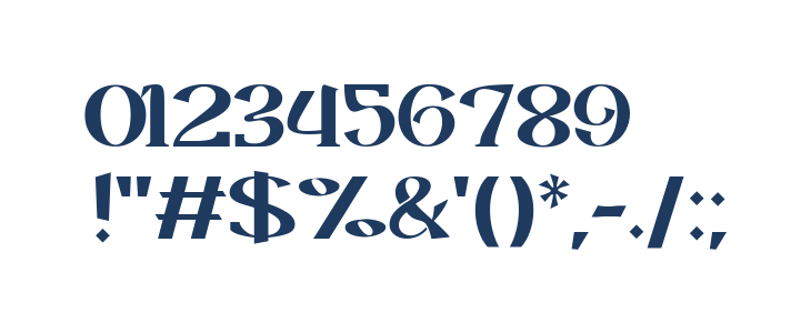 ROLLER ALIKA DemiBold Other Characters