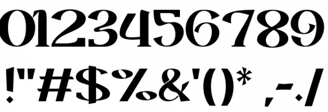 ROLLER ALIKA DemiBold Font OTHER CHARS