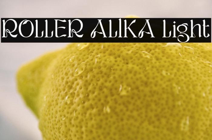 ROLLER ALIKA Light Example 2