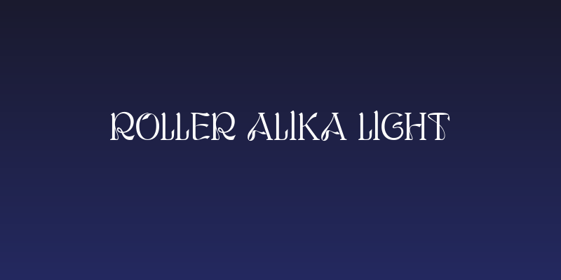 ROLLER ALIKA Light Social Header