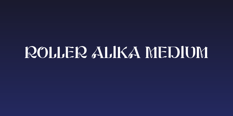 ROLLER ALIKA Medium Social Header