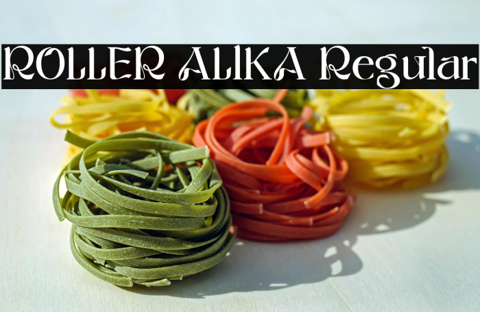ROLLER ALIKA Regular Example 1