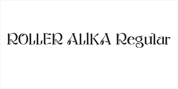 ROLLER ALIKA Regular Logo