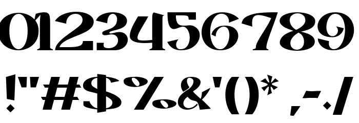 ROLLER ALIKA SemiBold Font OTHER CHARS