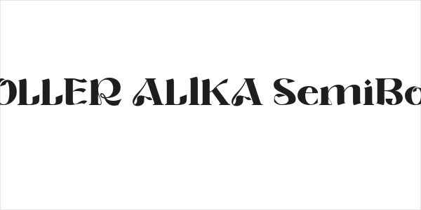 ROLLER ALIKA SemiBold Logo