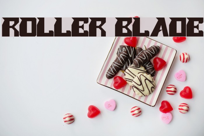 ROLLER BLADE Font examples