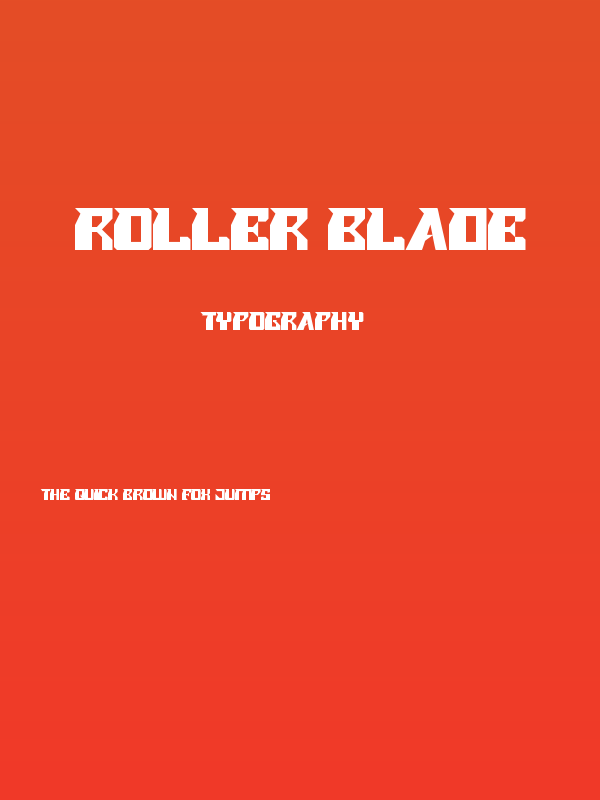 ROLLER BLADE Poster