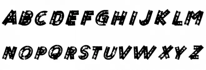 ROLLER MADE Font Litere mari