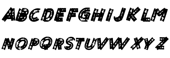 ROLLER MADE Font LOWERCASE