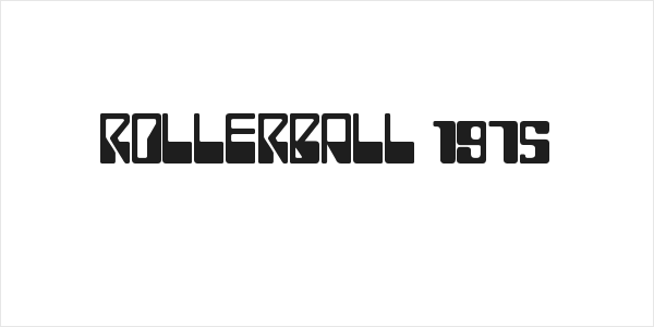 ROLLERBALL 1975 Logo