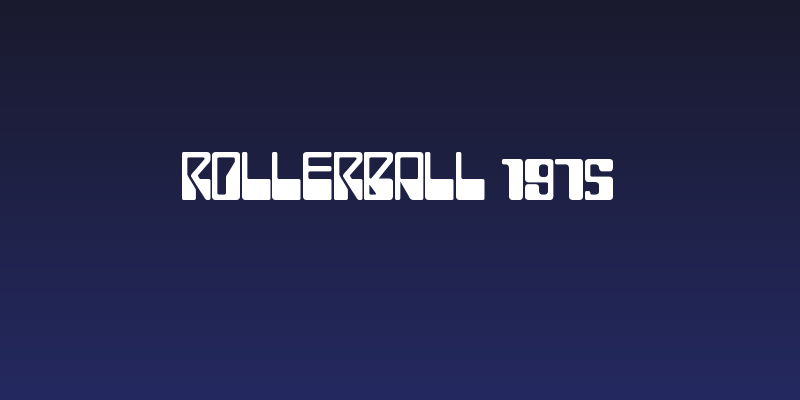 ROLLERBALL 1975 Social Header