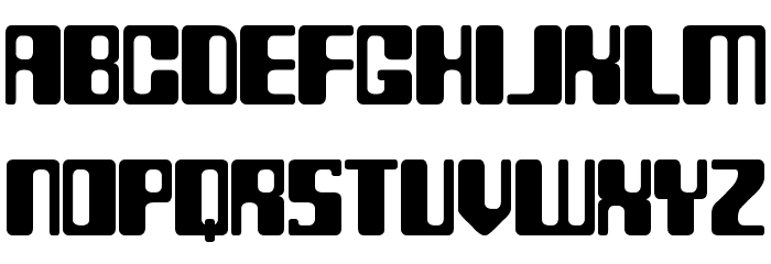 ROLLERBALL 1975 Font LOWERCASE
