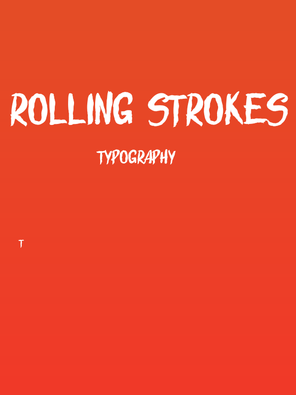 ROLLING STROKES  DEMO Poster